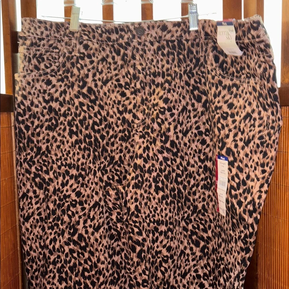Leopard Print Jeans 20WP NWT - Picture 3 of 5